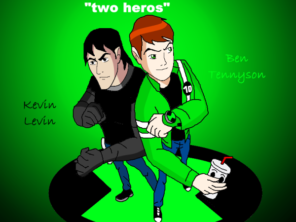 Two Heros Kevin Levin And Ben Tennyson-kfc748