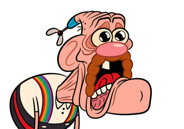 Uncle Grandpa Looking Stressed-tca2340