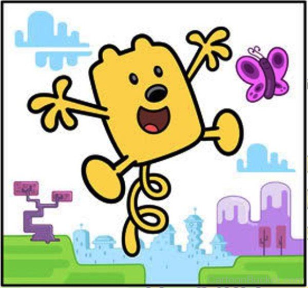 Wubbzy Playing Butterfly-pw242