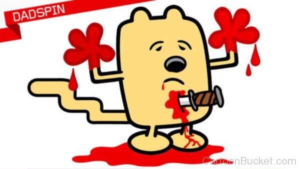 Wubbzy Stabbed With Knife-pw245