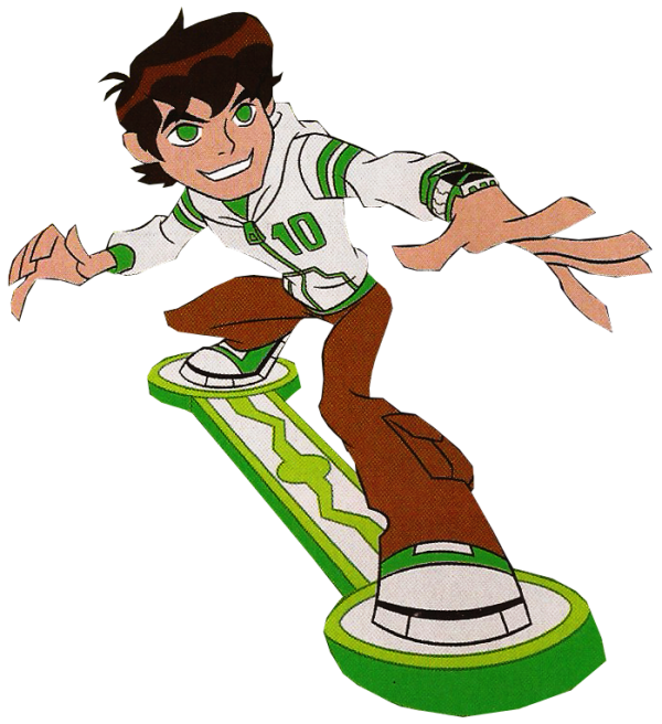Ben On His Skate Board