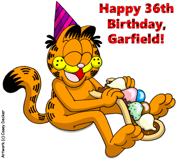 Garfield Happy Birthday