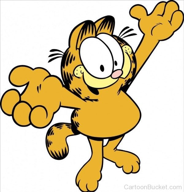 Garfield In Happy Mood