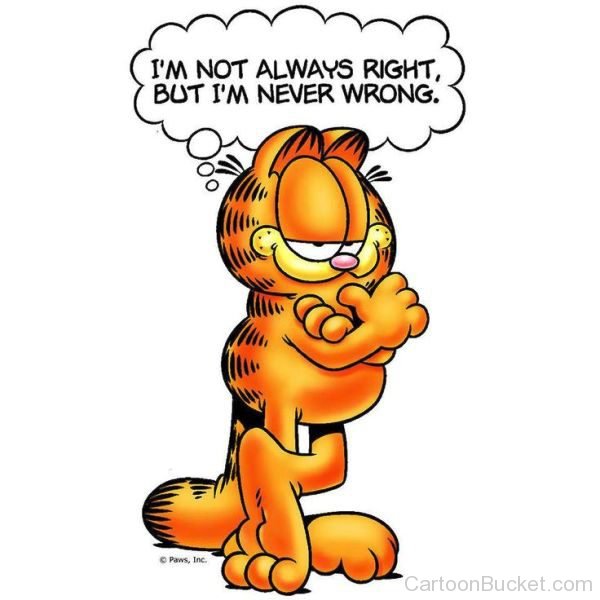 Garfield Thinking Something