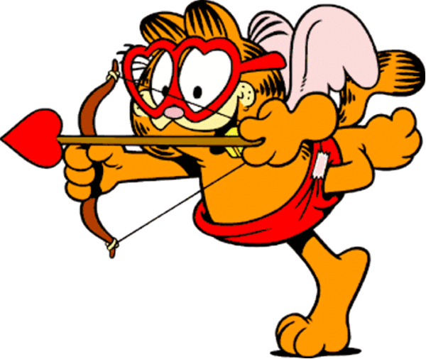 Garfield  Wearing Red Sunglasses