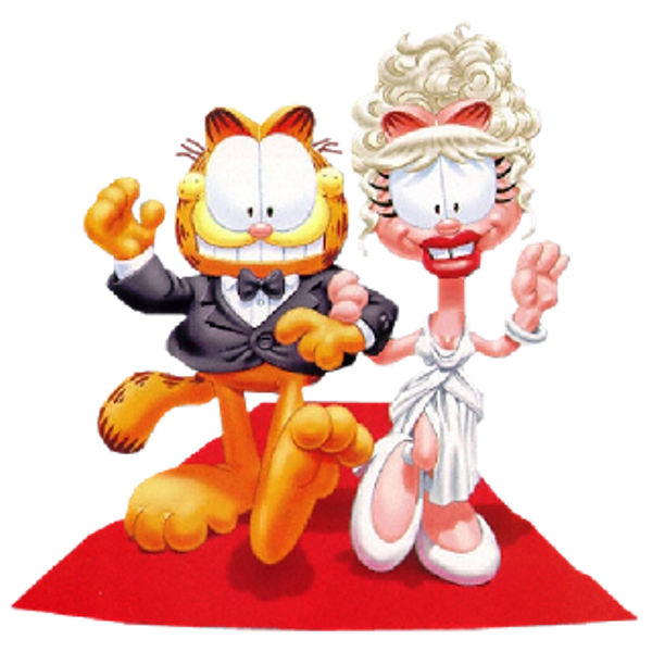 Garfield With Beautiful Girl