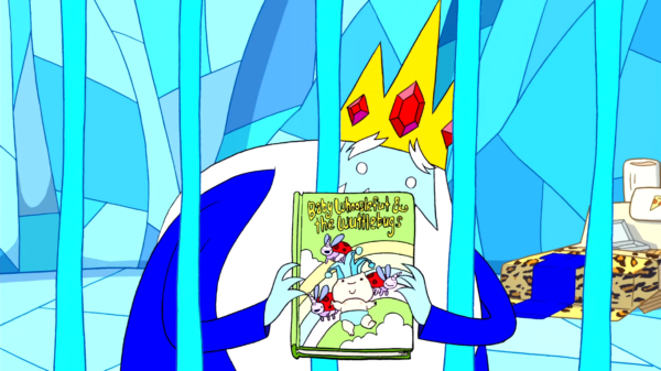 Ice King Holding Book