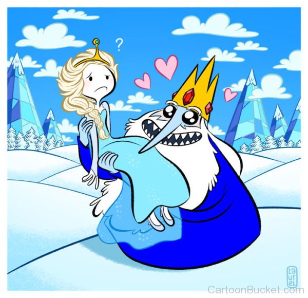 Ice King With Elsa Princess