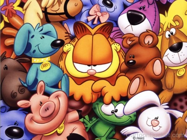 Image Of Garfield And His Friend
