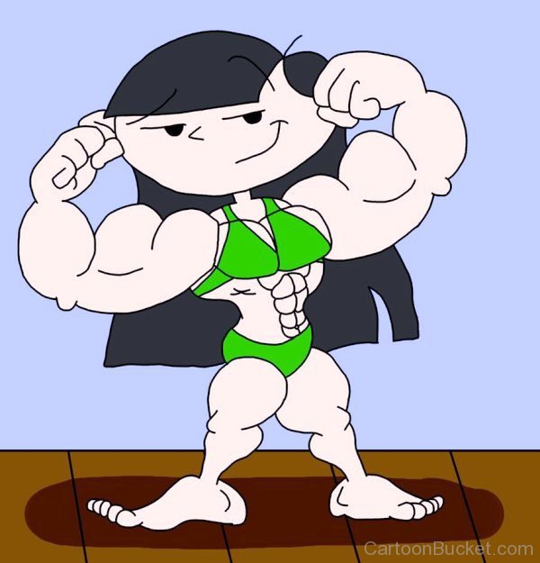 Kuki  Showing Muscles