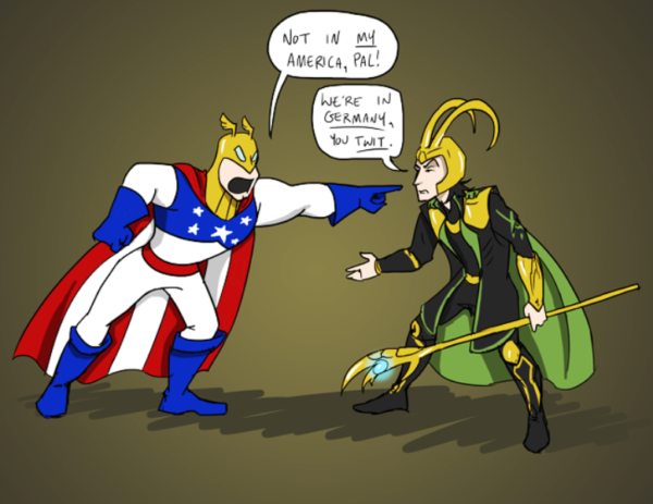 Major Glory Shouting On Loki