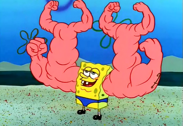 Muscular Spongebob