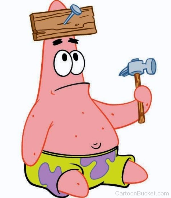 Patrick  Holding Hammer