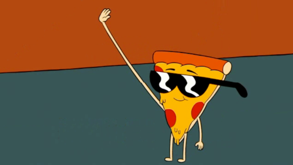 Pizza Steve Raising His Hand