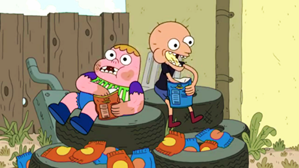 Ryan And Clarence Eating Popcorns