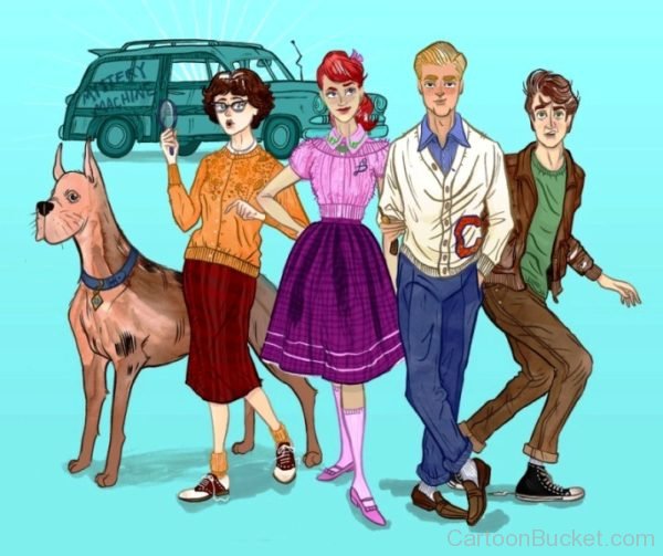 Scooby And Family Painting
