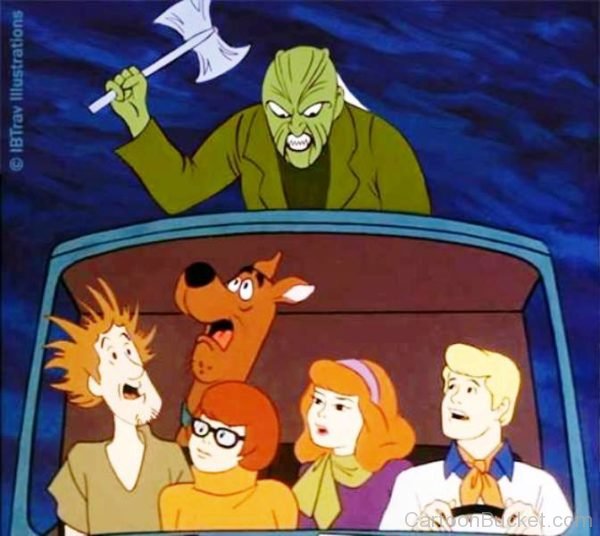 Scooby Doo Afraid With Devil