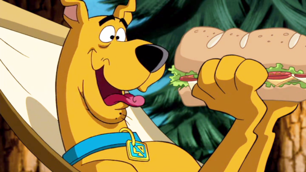 Scooby Doo Eating Burger Image