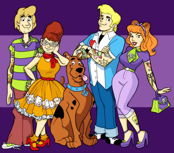 Scooby Doo Funny Pose