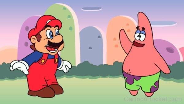 Spongbob With Mario
