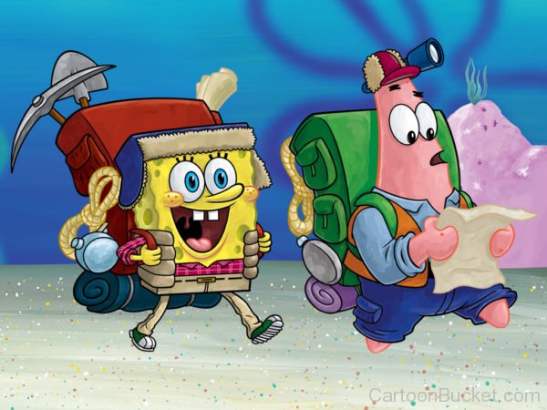 Spongebob And Patrick  Carrying Bags