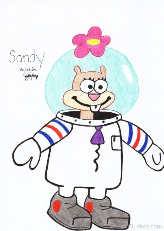 Drawing Of Snady Cheeks