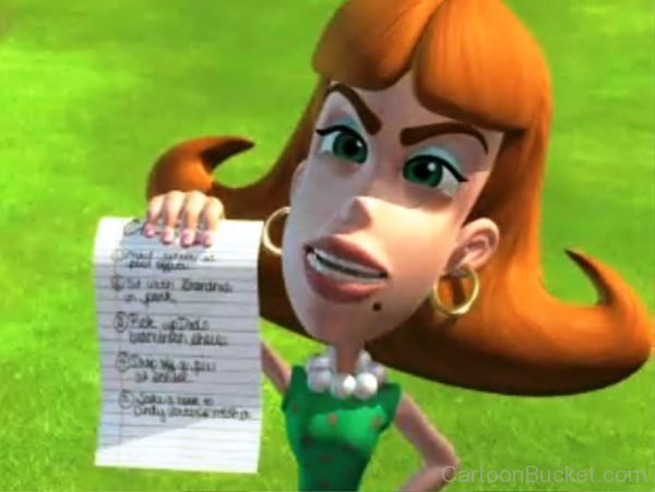 Judy Holding Paper