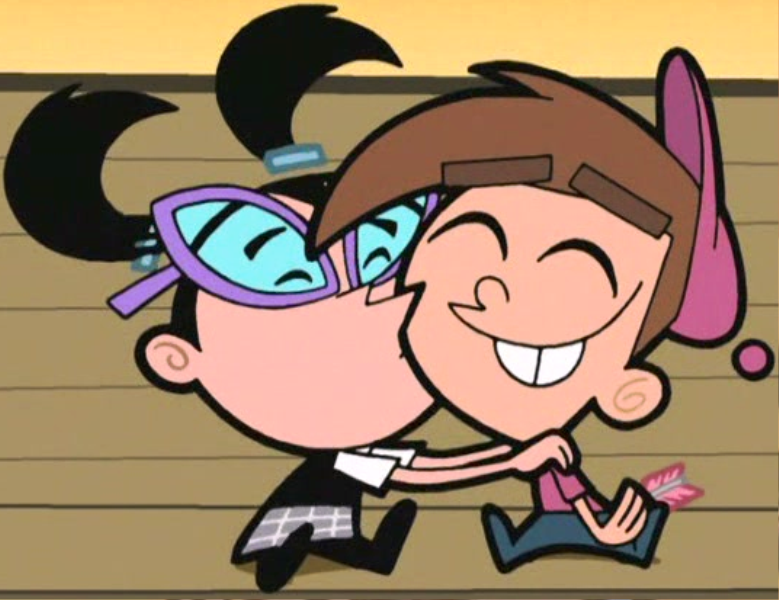 Tootie Kissing Timmy.
