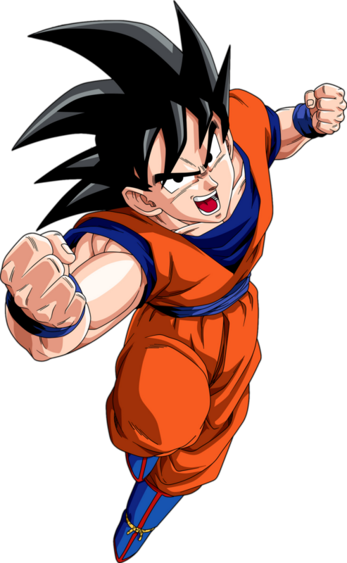 Goku Showing Punch