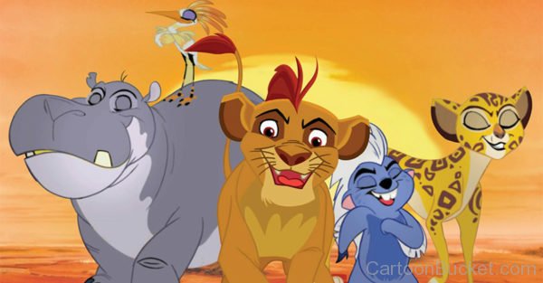 Kion And Bunga With Friends