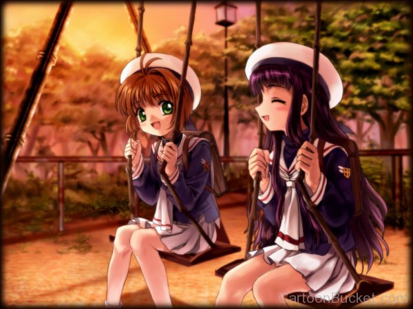 Sakura Swing With Friend