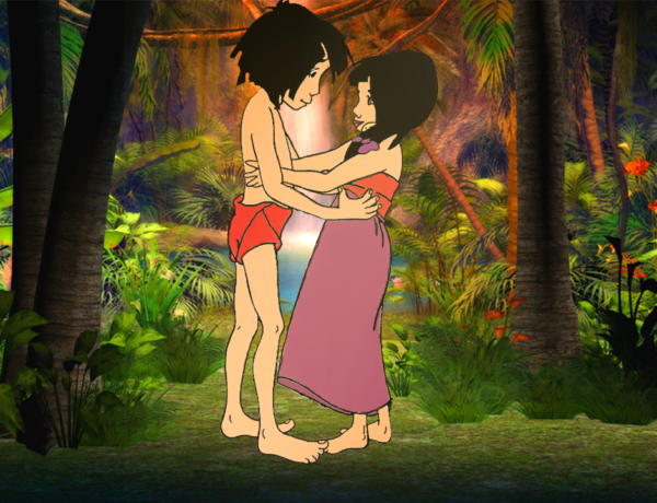 Shanti And Mowgli pic