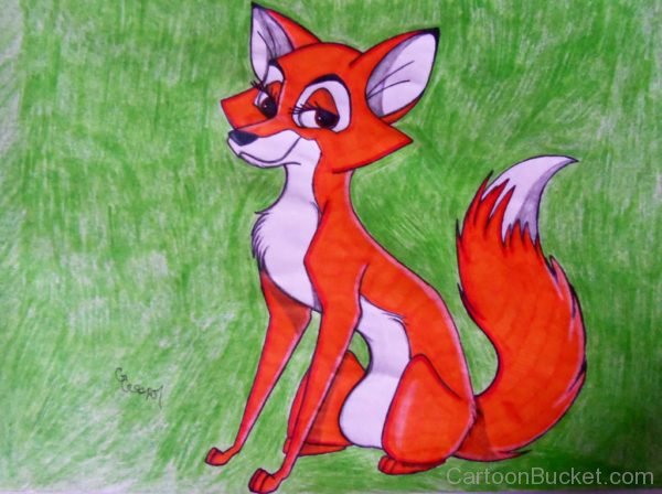 Drawing Of Vixie
