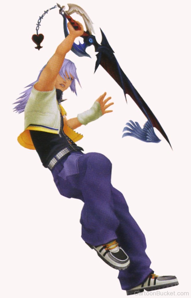 Riku Holding Sword.