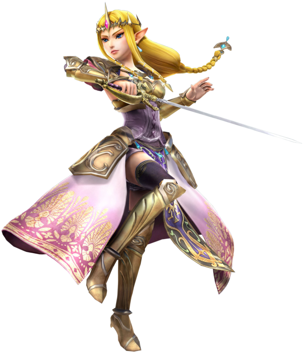 Zelda Holding Sword Image